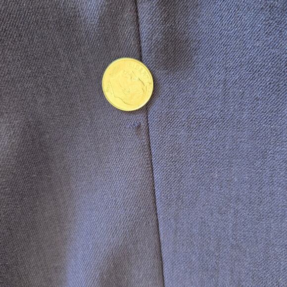 MM LaFleur Annie Navy Sheath Dress V Neck Sleeveless Classic Washable Women 4 - Picture 12 of 12